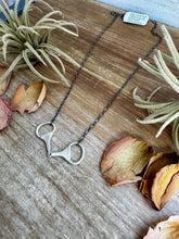Load image into Gallery viewer, Snaffle Bit Pendant Necklace – Sterling Silver – 18 Inch