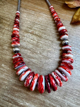 Load image into Gallery viewer, 23" Red Spiny Oyster Graduated Necklace