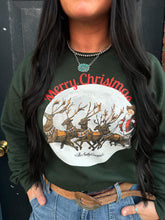 Load image into Gallery viewer, Salty Cowgirl Christmas Sweatshirt