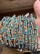 Load image into Gallery viewer, Sterling Silver Pearl Choker with Extra Turquoise & Spiny Oyster