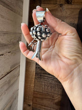 Load image into Gallery viewer, Giant Blossom Pendant – Sterling Silver – Native Made