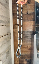 Load image into Gallery viewer, Jocla Necklace Set – Sterling Silver with Saucer & Barrel Beads – 32"