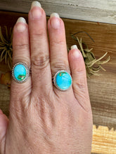 Load image into Gallery viewer, Sonoran Gold Turquoise Ring – Size 7.5 or 8, Sterling Silver