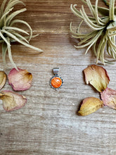 Load image into Gallery viewer, Small Round Spiny Oyster Pendant – Sterling Silver