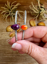 Load image into Gallery viewer, Spiny Oyster Cuff – Orange or Purple – G. Rios, Sterling Silver