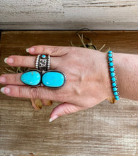 Load image into Gallery viewer, Sterling Silver Cuff – Kingman Turquoise