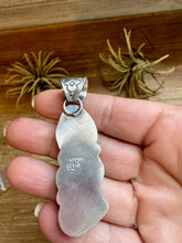 Load image into Gallery viewer, 3-Stone Pendant – Orange Spiny & Green Turquoise by Boyd Ashley