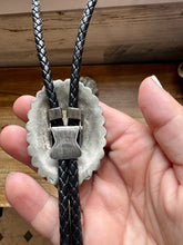 Load image into Gallery viewer, Golden Hill turquoise Bolo and Sterling silver