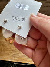 Load image into Gallery viewer, Kingman Turquoise Stud Earrings – 1.5 Inch Navajo Handmade by Donovan Nez