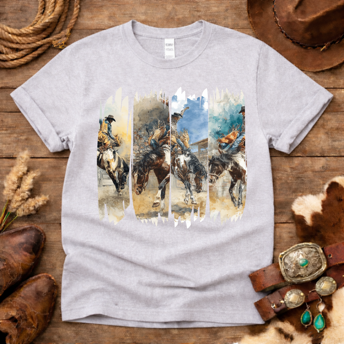Painted Bucker Tee