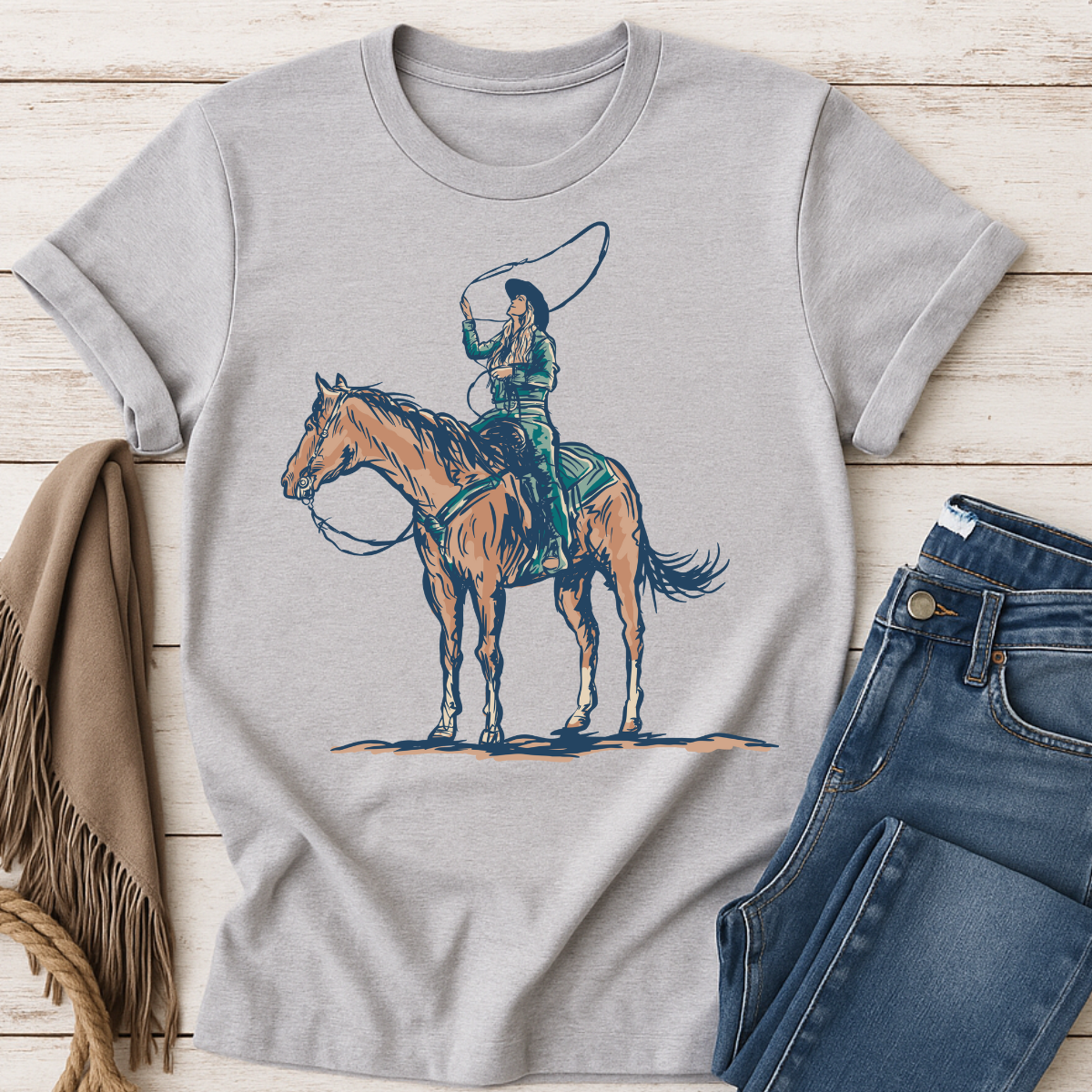 Short-Go Cowgirl Tee