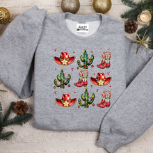 Load image into Gallery viewer, Cowgirl Christmas Sweatshirt