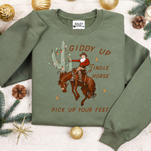 Load image into Gallery viewer, Bucking Santa Sweatshirt