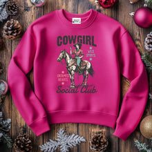 Load image into Gallery viewer, Cowgirl Social Club Pink Sweatshirt