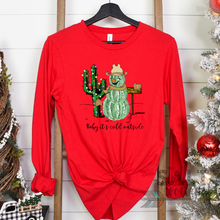 Load image into Gallery viewer, Baby, It's Cold Outside Long Sleeve Tee
