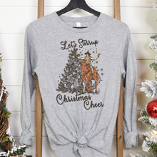 Load image into Gallery viewer, Let's Stirrup Some Christmas Cheer Long Sleeve Shirt