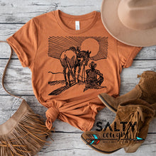 Load image into Gallery viewer, Western Sunset Tee - The Salty Cowgirl