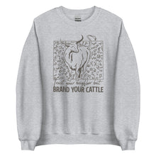 Load image into Gallery viewer, Brand Your Cattle Classic Sweatshirt - The Salty Cowgirl