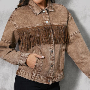 The Chico Fringe Denim Jacket