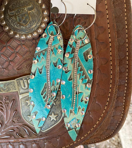 Rhinestone Cowgirl Earrings - The Salty Cowgirl