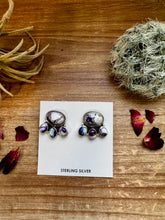 Load image into Gallery viewer, Stud Earrings With Violet Rose
