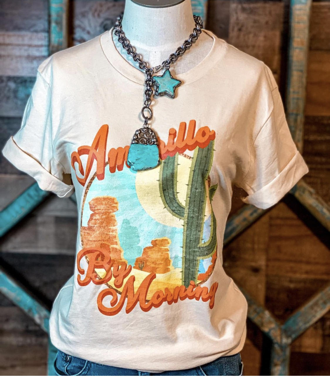 Amarillo By Morning Tee - The Salty Cowgirl