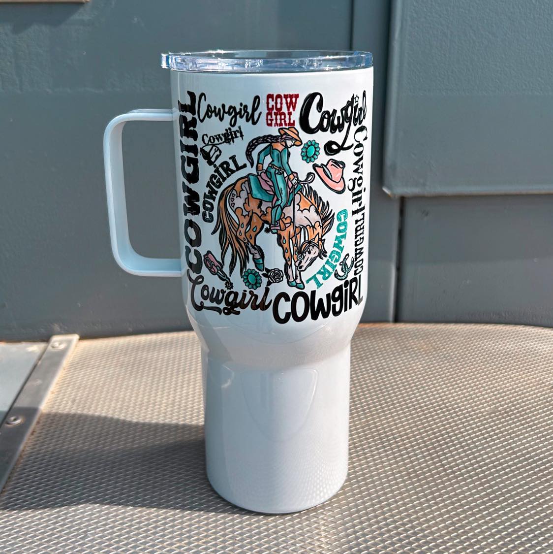 Cowgirl Travel Mug - The Salty Cowgirl