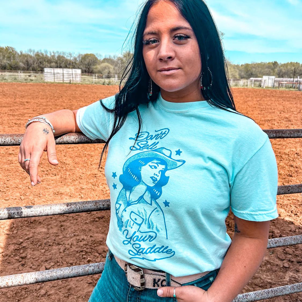 Don't Sell Your Saddle Tee - The Salty Cowgirl