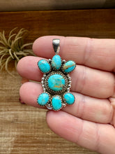 Load image into Gallery viewer, Multi Stone Pendant - Kingman Turquoise &amp; Sterling Silver
