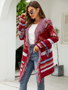 The Rock Springs Fringe Cardigan