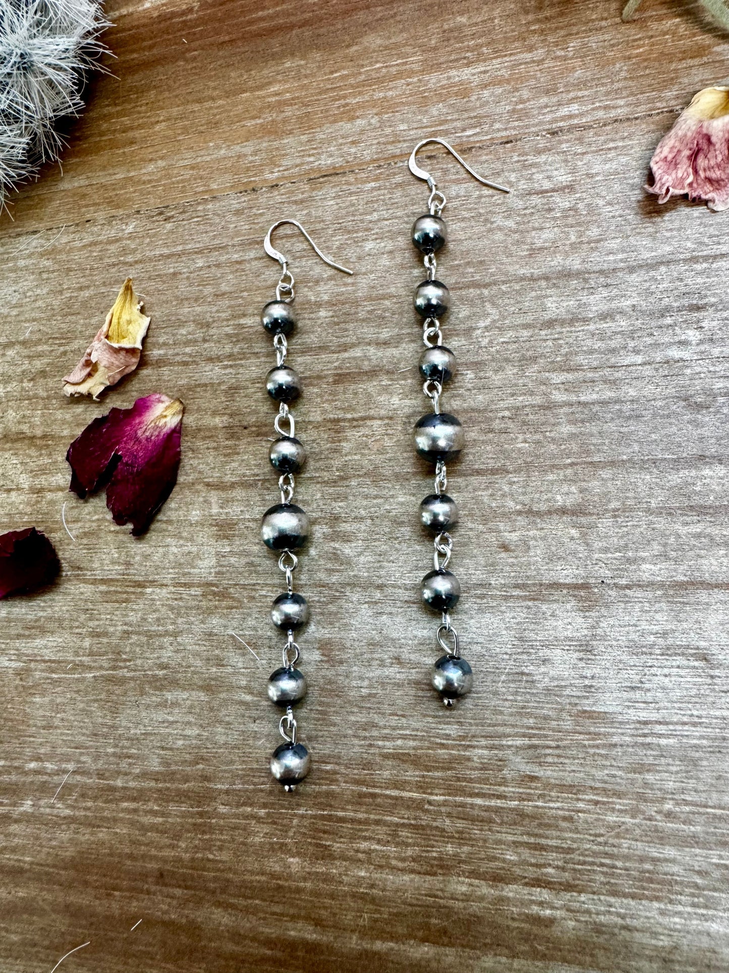 Sterling Silver Pearls Earrings