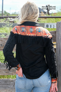 Flatland Fringe Button Up