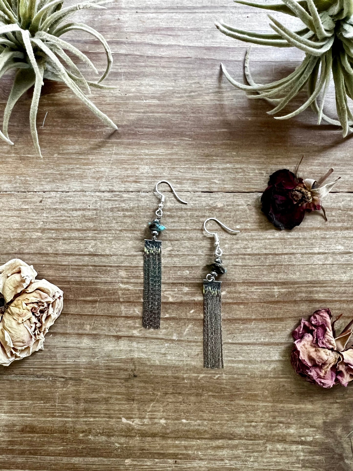 Mini Chic Turquoise Dangle Earrings
