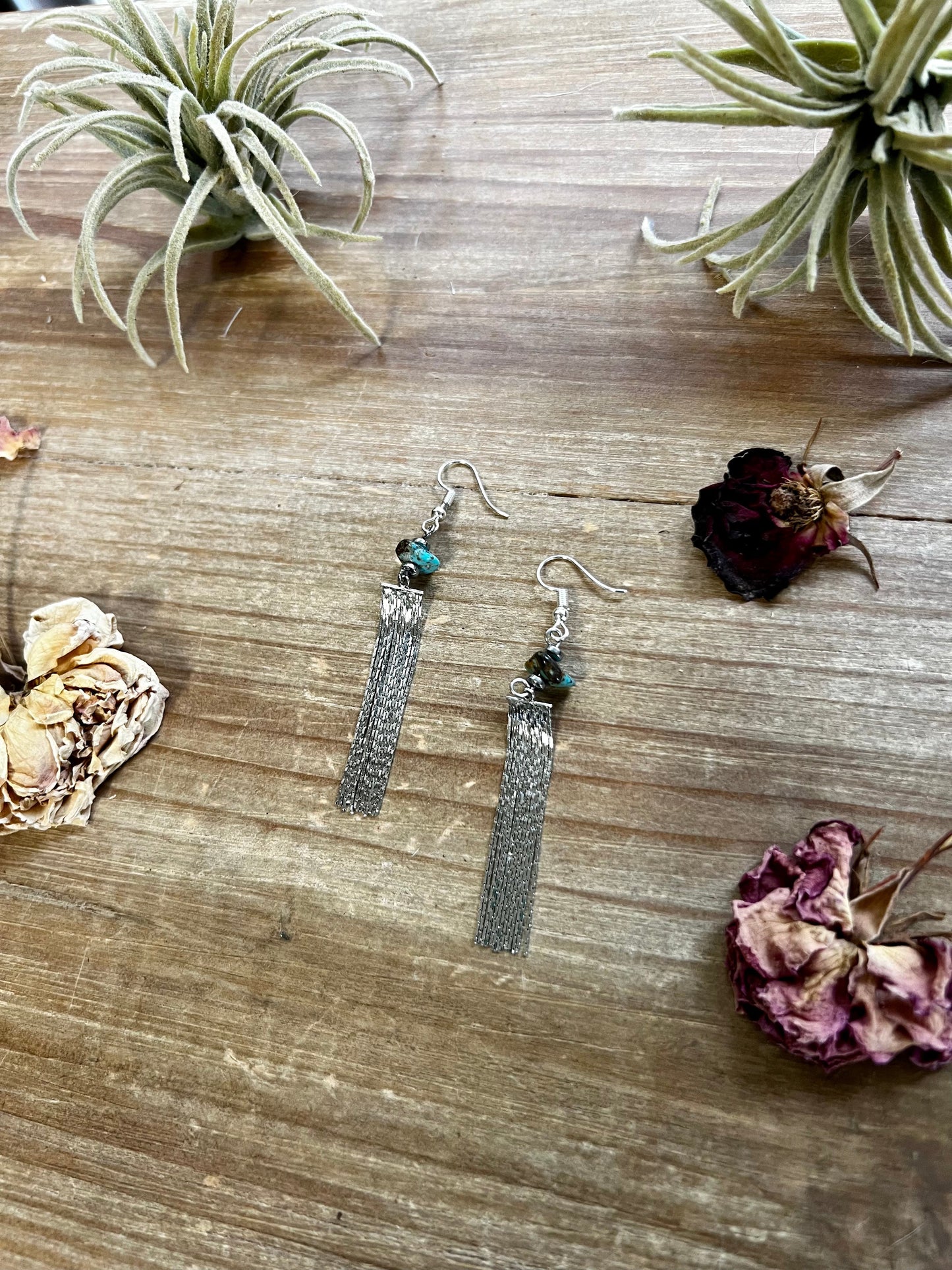 Mini Chic Turquoise Dangle Earrings