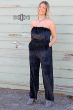 Load image into Gallery viewer, Black Betty Velvet Jumpsuit
