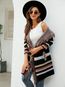 The Rock Springs Fringe Cardigan