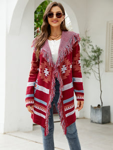 The Rock Springs Fringe Cardigan