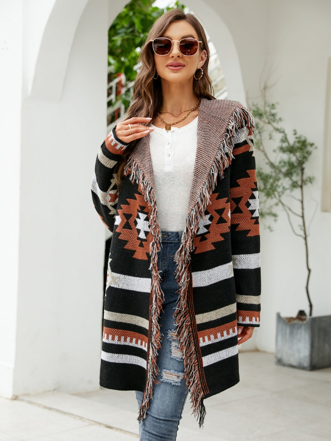 The Rock Springs Fringe Cardigan