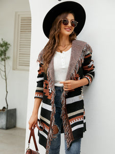 The Rock Springs Fringe Cardigan