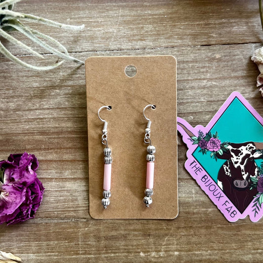 Pink Shell Earrings