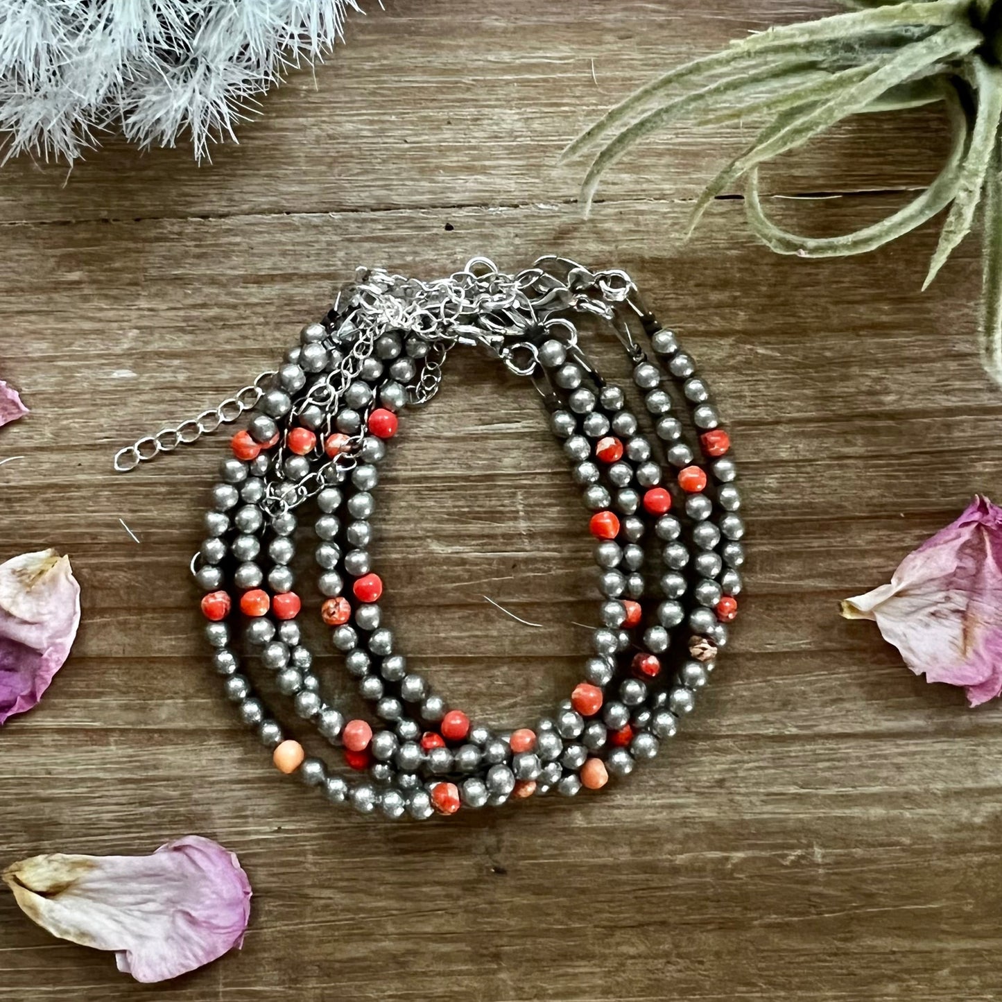 Lit Bit of Orange Bracelet