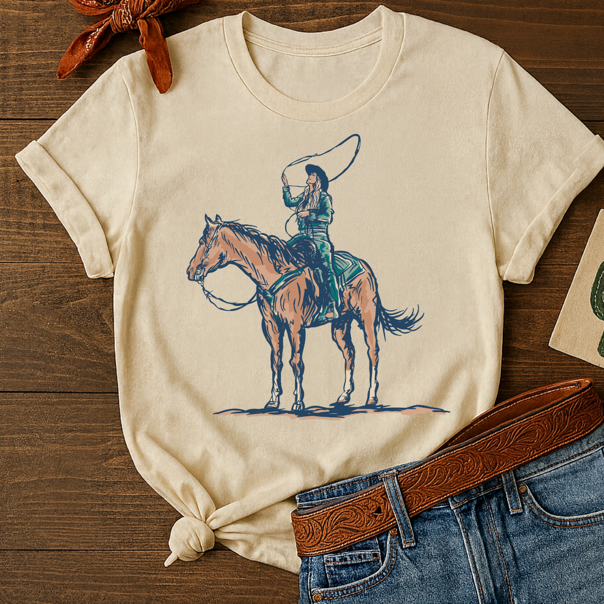 Short-Go Cowgirl Tee