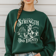 Load image into Gallery viewer, Strength and Dignity Sweatshirt
