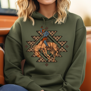 Checkered Bronco Sweatshirt