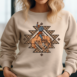 Checkered Bronco Sweatshirt