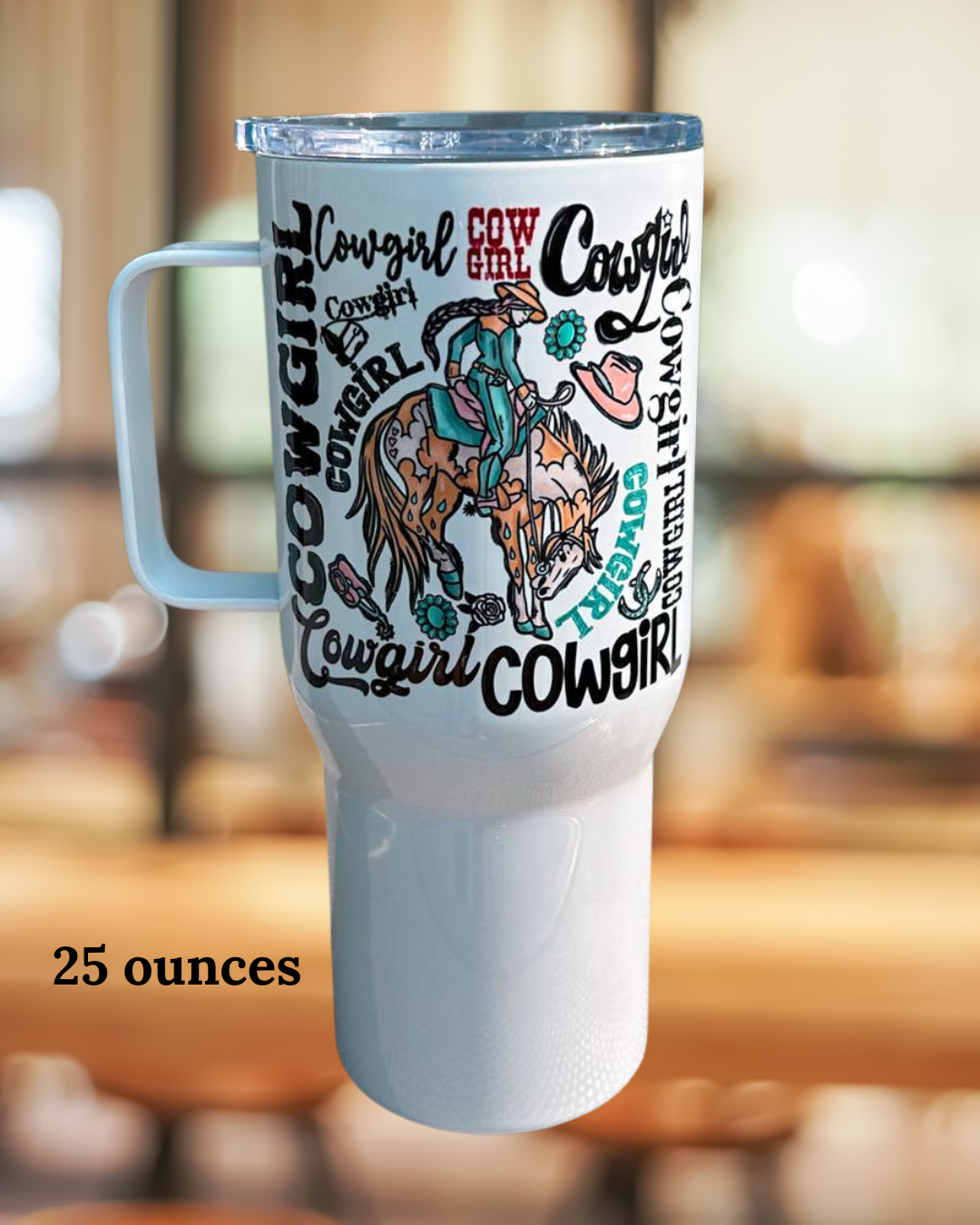 Cowgirl Travel Mug