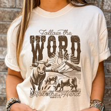 Load image into Gallery viewer, Follow The Word Not The Herd Tee
