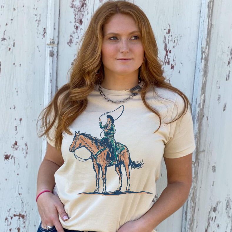 Short-Go Cowgirl Tee