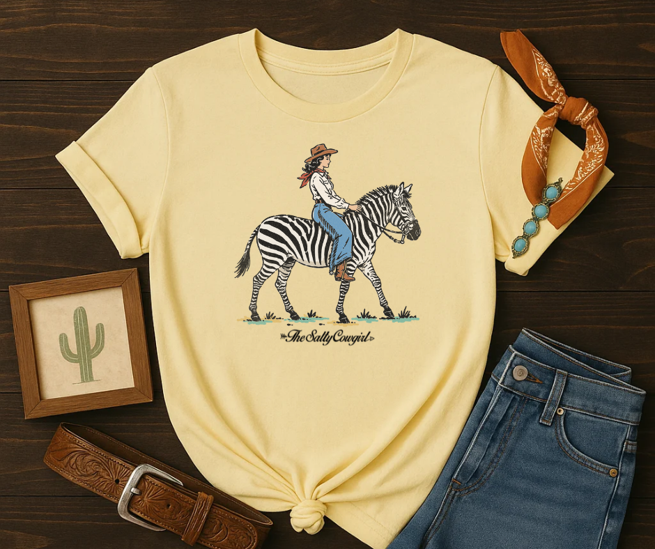 Safari Cowgirl Tee