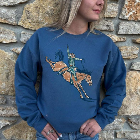 Vintage Bucking Horse Sweatshirt